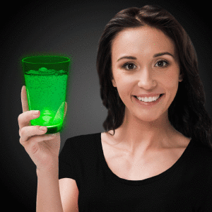 Neon Green LED 12 oz Cup