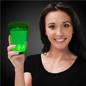 Neon Green LED 12 oz Cup