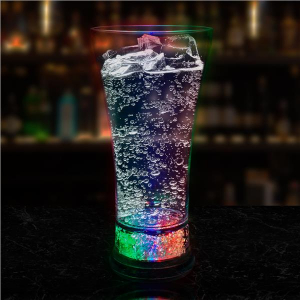 LED Pilsner 14 oz Glass