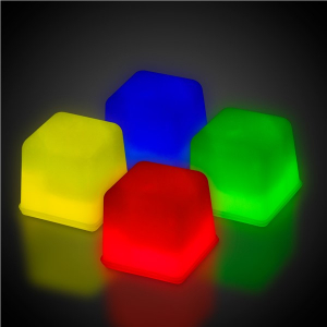 Assorted Glow Ice Cubes (Per 24 pack)