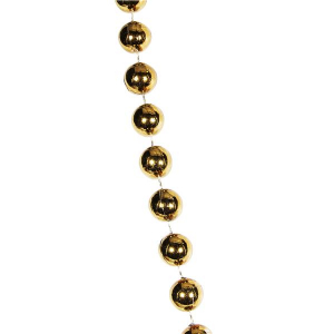 Gold 33" 12mm Bead Necklaces (Per 12 pack)