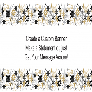 Retro Stars Custom Banner - 36 x 72
