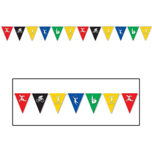 Summer Sports Pennant Banner
