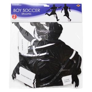 Male Soccer Player Cutouts (Per 2 pack)