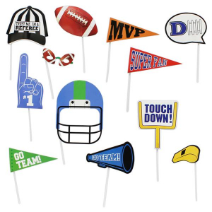 Football Game Photo Prop Kit (Per 14 pack)