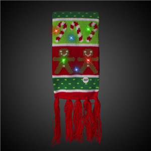 LED Gingerbread Scarf