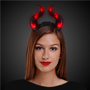 LED Devil Horns Headbopper