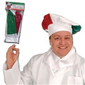 Red, White & Green Chef's Hat
