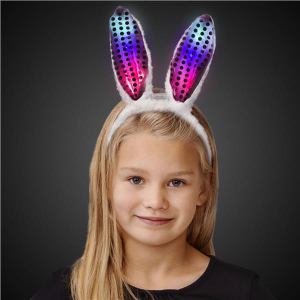 LED Bunny Ears Headband