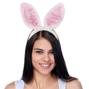 Pink Bunny Ear Headbands (Per 12 pack)