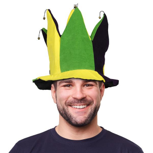 Mardi Gras Velvet Jester Crown
