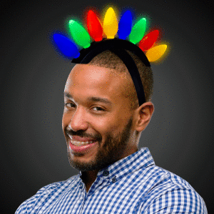 Christmas Bulb LED Headband