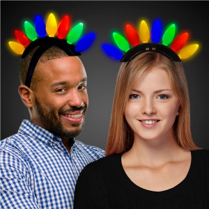 Christmas Bulb LED Headband