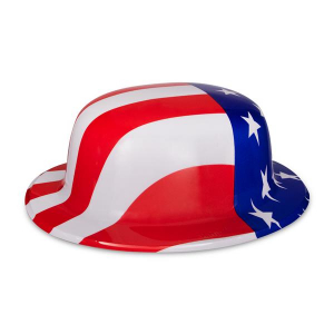 American Flag Derby Hats (Per 12 pack)