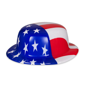 American Flag Derby Hats (Per 12 pack)