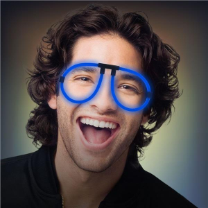 Blue Glow Eyeglasses