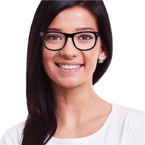 Black Frame 50's Eyeglasses (Per 12 pack)