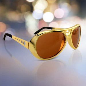 Gold Elvis Sunglasses