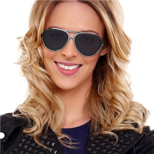 Silver Aviator Sunglasses (Per 12 pack)