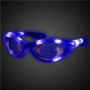 LED Blue Eyes Novelty Sunglasses