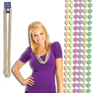 Glow In The Dark Mardi Gras Beads (Per 6 pack)