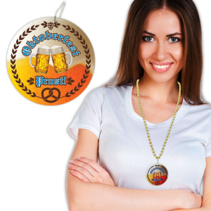Oktoberfest Prost Bead Necklaces (Per 12 pack)