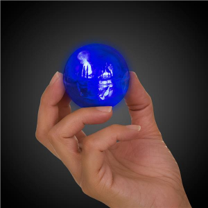 Blue LED Bounce Balls (Per 12 pack)