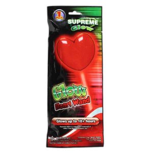 Red Heart Glow Wand (Per Wand)