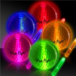 Pink Glow Flyer Golf Ball