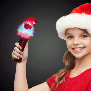 LED Santa Spinner Wand