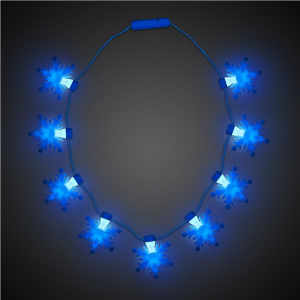 LED Snowflake Necklace