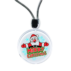 Merry Christmas LED Light-Up Necklace