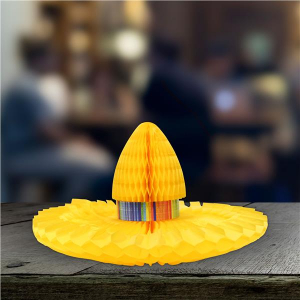 Serape Trimmed Sombrero Centerpiece