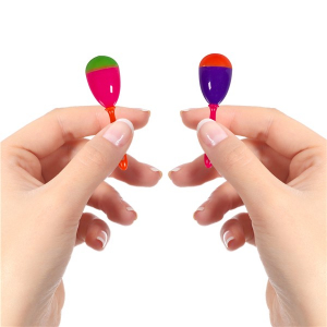 Mini Colorful Maracas (Per 12 pack)