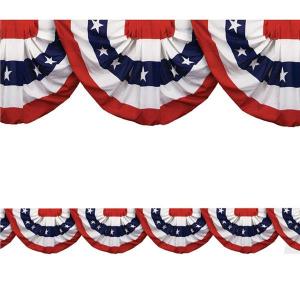 Patriotic Bunting Border Decoration