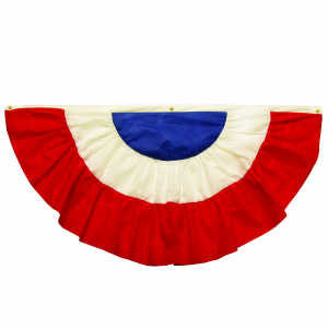 Red, White & Blue Fabric Bunting