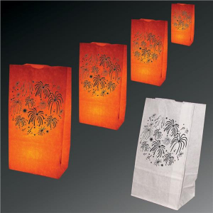 Fireworks Luminary Bags
