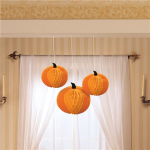 Pumpkin Honeycomb Centerpieces