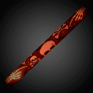 Orange LED Skull and Crossbones Foam Lumiton