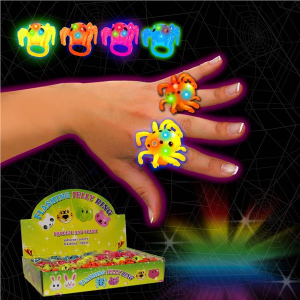 LED Spider Jelly Rings