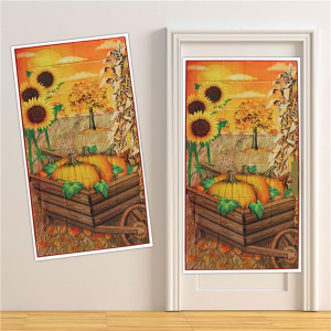 Fall Harvest Door Cover