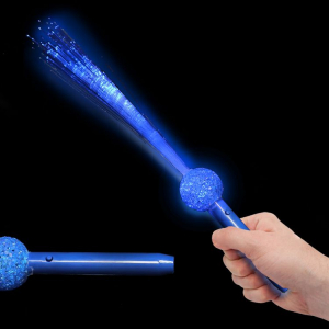 Blue LED Fiber Optic Wands
