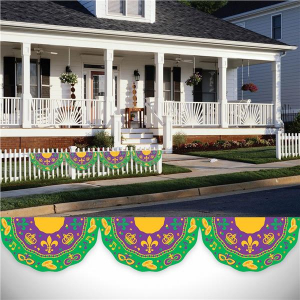 Mardi Gras Bunting Garland Decoration