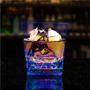 LED Square Bottom 10 oz Rocks Glass