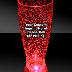 LED Bubble 24 oz Pilsner Glass