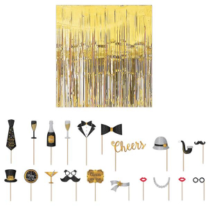 New Years Selfie Photo Booth Prop Kit