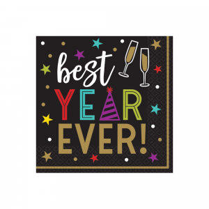 New Years Eve Beverage Napkins