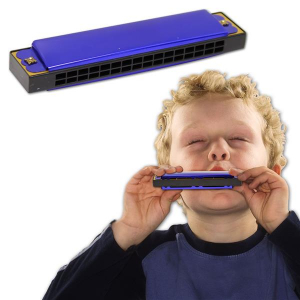 Blue Harmonica