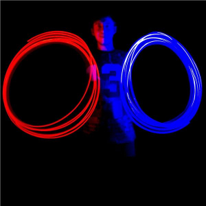Green LED Light-Up Finger Rings