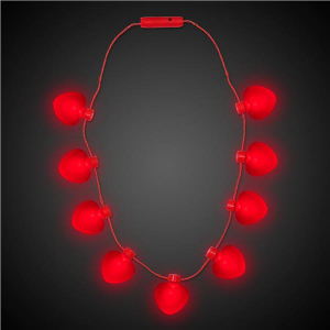 Red Heart LED Necklace